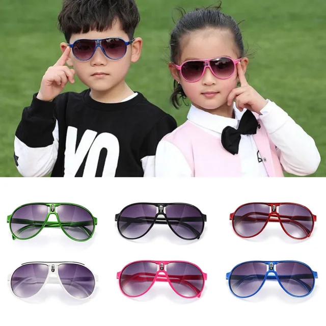 Fashion Children's Cool Sunglasses Anti ultraviolet Boy Children Girl ...