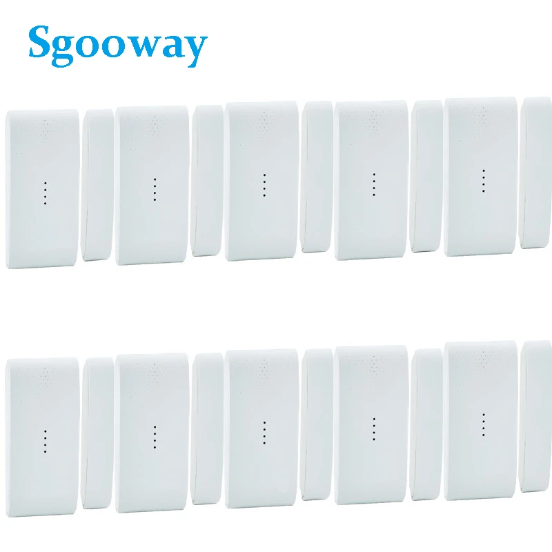 Sgooway alarm Door detector sensor Wireless door window sensor window detector 433MHZ for alarm system home alarm key pad