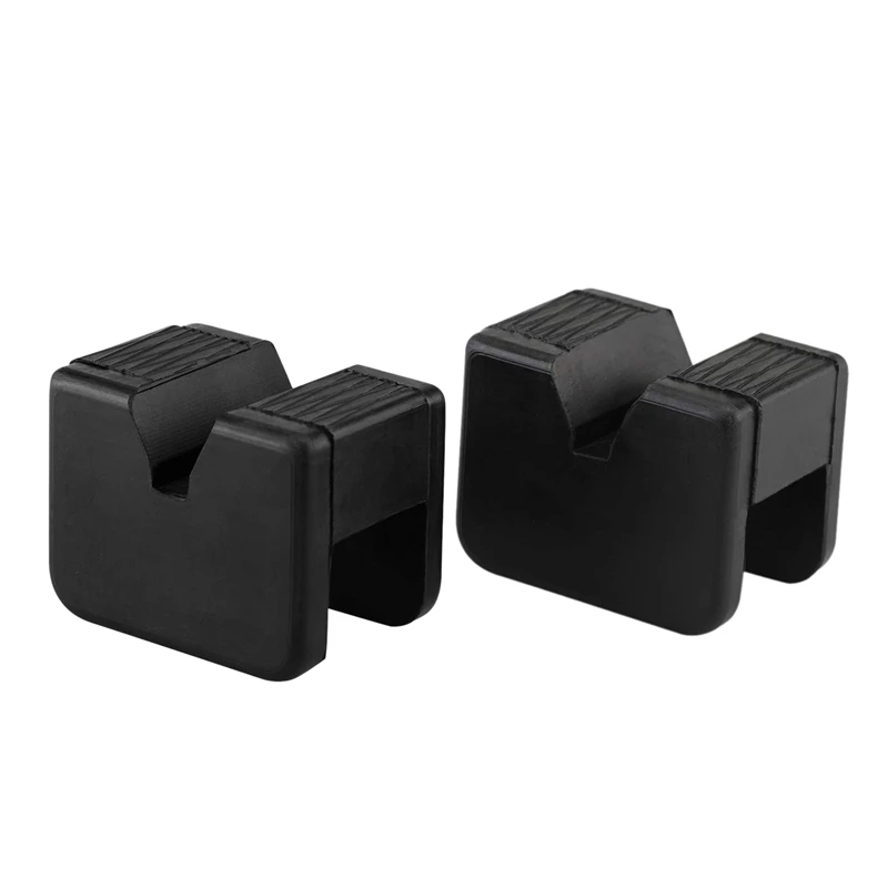 

Jack Pad Adapter For Jack Stand 2-3 Ton Universal Rubber Slotted Frame Rail Pinch Welds Protector