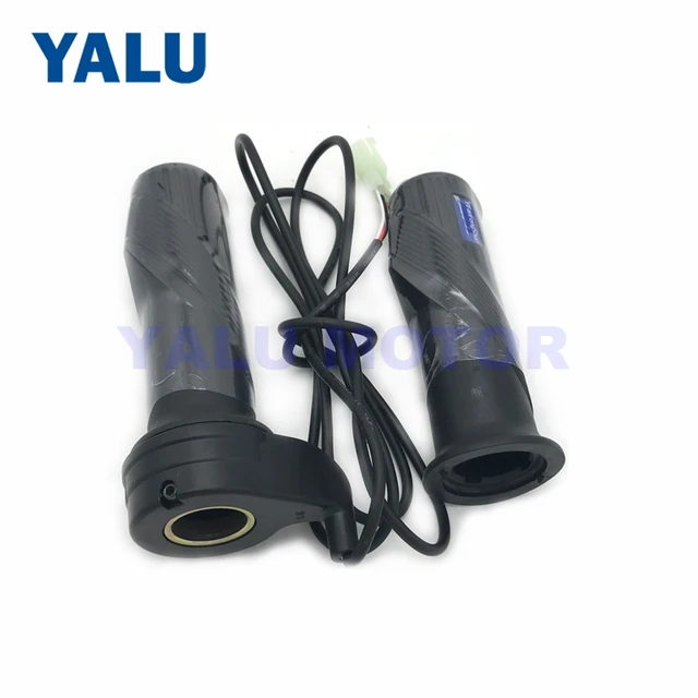 Electric Bicycle Scooter Gas Handle standard Ebike Twist Throttle with 1.5m cable for Electric Bike Ride on Toy Vehicle 2