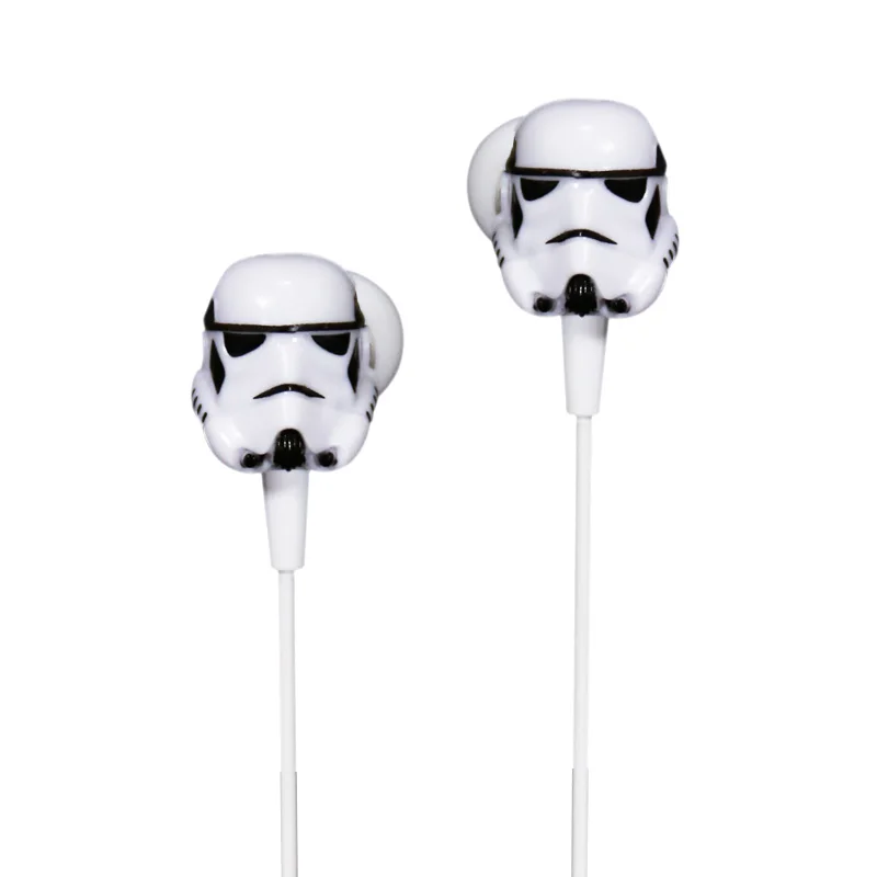 

For Star Wars In Ear Earphones Headsets No Microphone Earbuds 3.5mm In-Ear Wired Earphone Universal For Smartphones