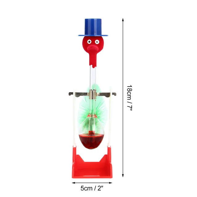 1Pc Non-Stop Liquid Glass Drinking Lucky Bird Duck Desk Toy Perpetual Motion New 4