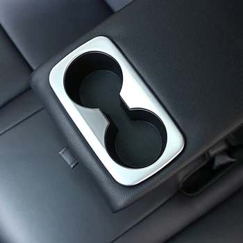 

For Kia Sportage KX5 KX 5 2016 2017 ABS Matte Car Stickers Rear Seat Water Cup Sticker Water Holder Cover Trim accessories 1pcs