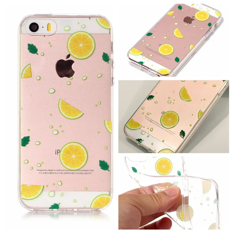 Чехол для Apple IPhone 5S 5 SE мечта милый Животные цветы прозрачный Мягкая ТПУ