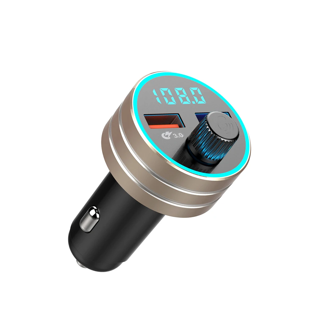 

Car Bluetooth FM Transmitter Wireless MP3 Player 2.4A Dual USB Fast Charger TF Card /U Disk Music Play Dual USB Charging 30A20