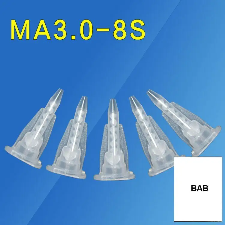 500PCS/lot Plastic Disposable Epoxy Resin Static Mixer/dual MA3.0 8S
