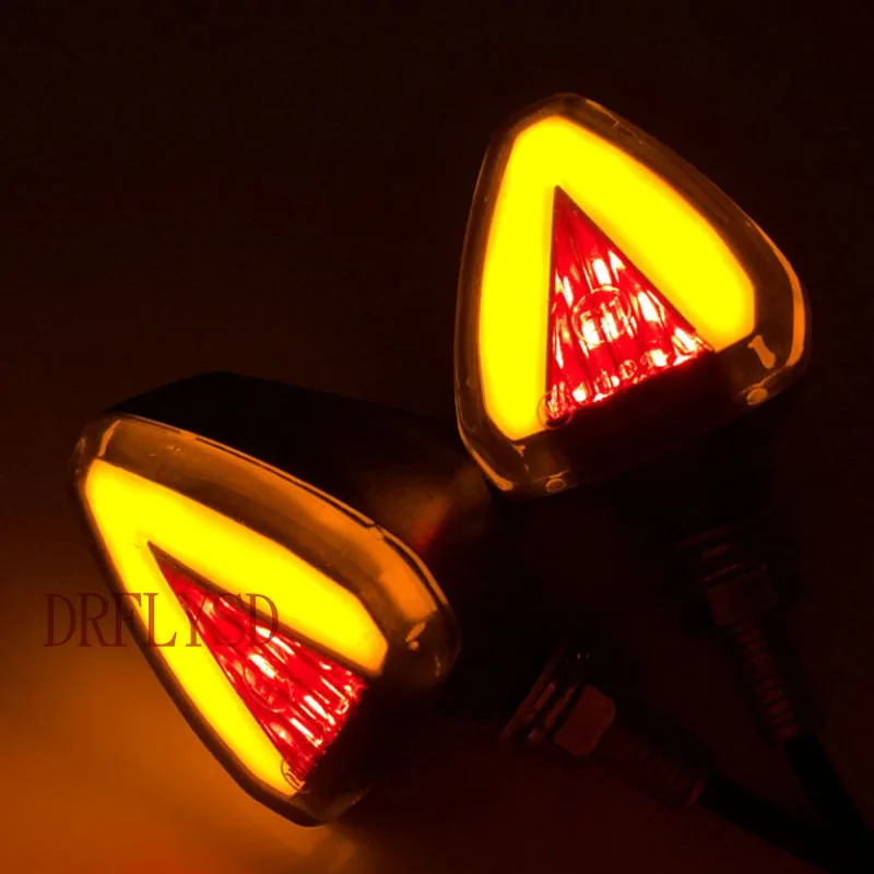 

LED turning lamp with turning angle lamp Motorcycle steering lights Waterproof flash