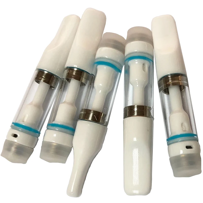 

20pcs/lot Pure Ceramic CBD Oil Vaporizer Glass A3 Ceramic Drip Tip CBD Cartridges Ceramic Coil Thick Oil Cartridges vape Tank