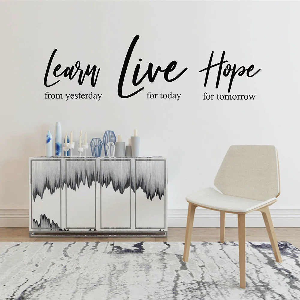 

Learn Live Hope Wall Decal Learn Live Hope Inspirational Wall Sticker Vinyl Wall Quote Decal Learn Live Hope Wall Decor 896Q