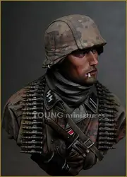 1/10 каучуковая фигурка бюст грудной Вторая мировая война военная тема солдат Aden X53