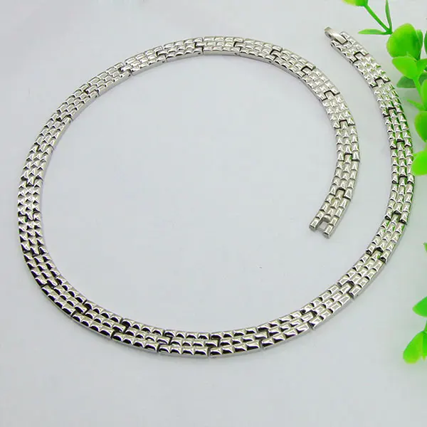 

38 Magnetic Bio Energy Necklace Health Care Benefits For Arthritis Germanium Necklaces Stainless Steel Link Chain Necklace