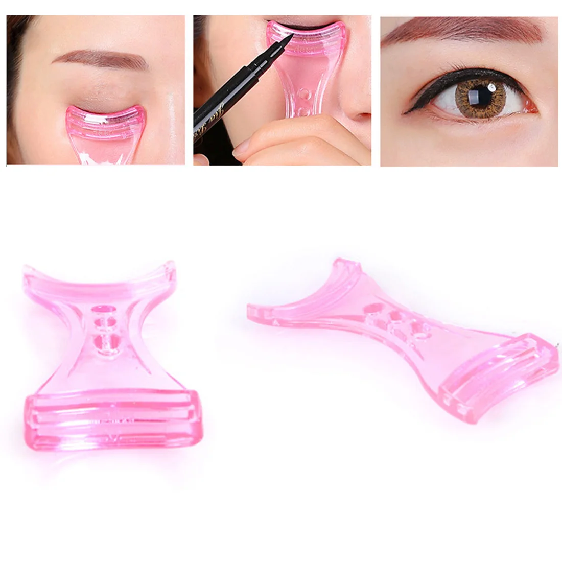 

Magic Eye Makeup Helper Eyeliner Stencil Model Beginner Assistant Eye Liners Drawing Guide Card Mold