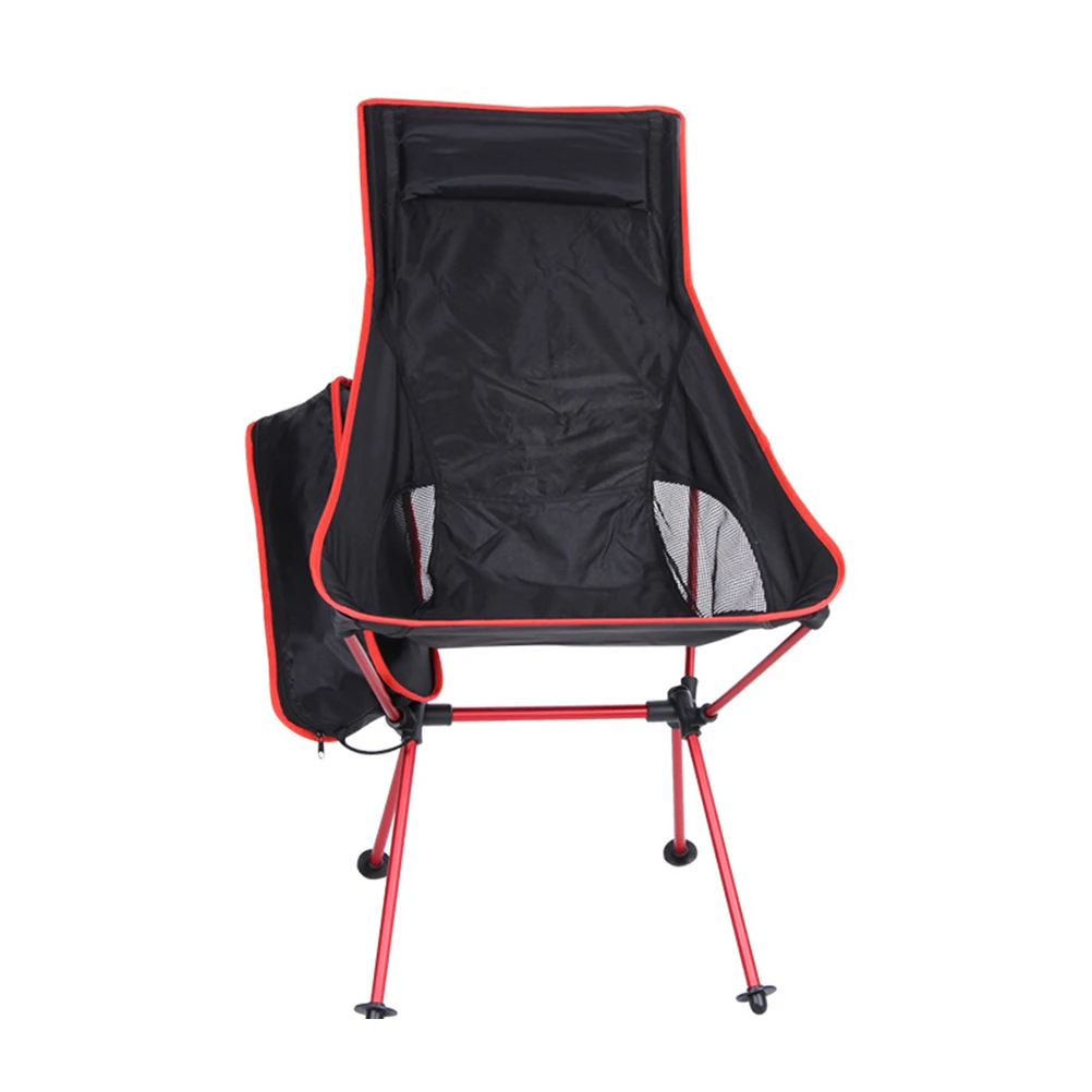 

Lightweight and Foldable Casual Leisure Chair for Outdoor Fishing Hiking Fishing Backpacking (Red)