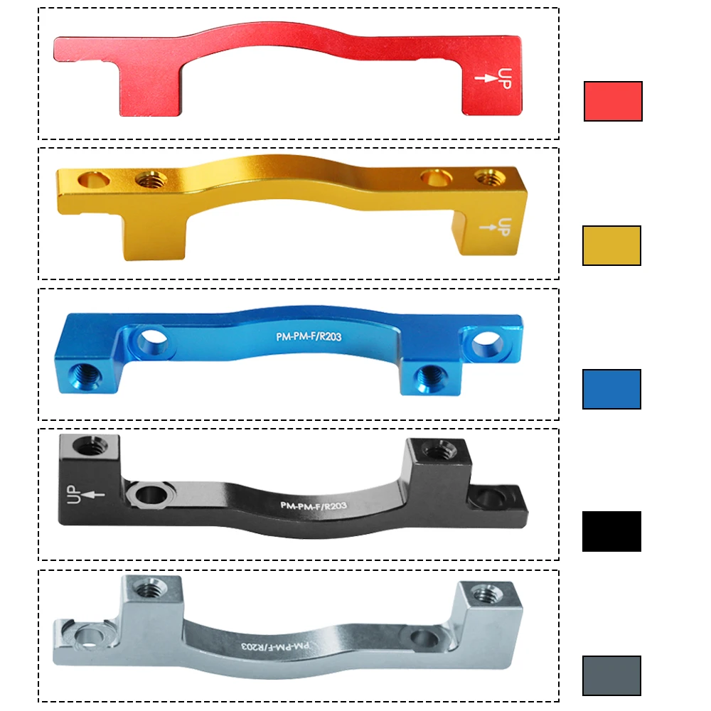 1 шт. горные шоссейные велосипеды MTB 203 дисковый тормоз роторов адаптер PM велосипедные аксессуары многоцветный