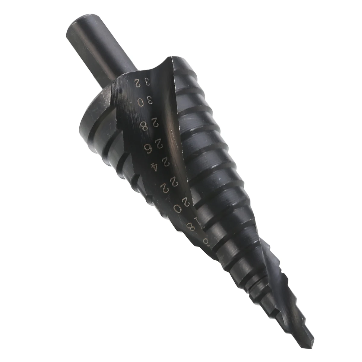4-32mm Speed Steel Titanium Spiral Grooves Step Drill Bits Conical Cone Step Drill Bits for Power Tools