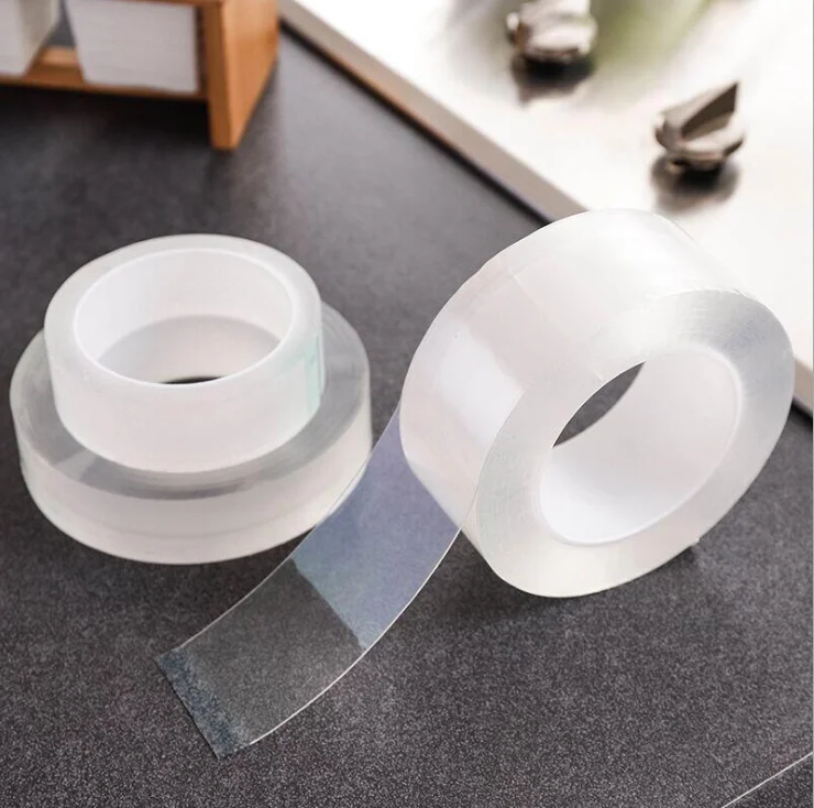 Useful Kitchen Bathroom Wall Sealing Tape Waterproof Mold Proof Adhesive Tape Transparent Hyaluronic acid household products