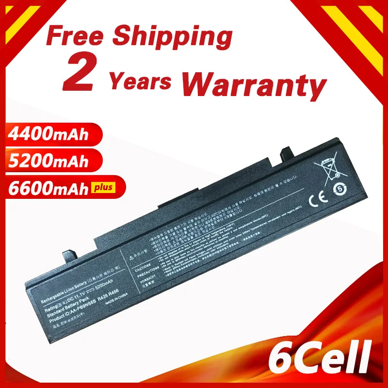 

11.1V Battery RV520 For Samsung AA PB9NC6B AA-PB9NC5B AA-PB9NC6W AA-PB9NC6B AA-PB9NC6W/E AA-PB9NS6W AA-PL9NC6B NP300E5C