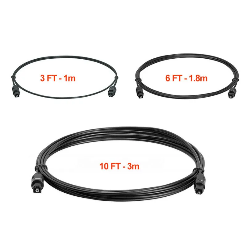 TOSLink HD цифровой волоконно оптический аудио кабель SPDIF ТВ усилитель 1 м 8 3 для PS3 XBox