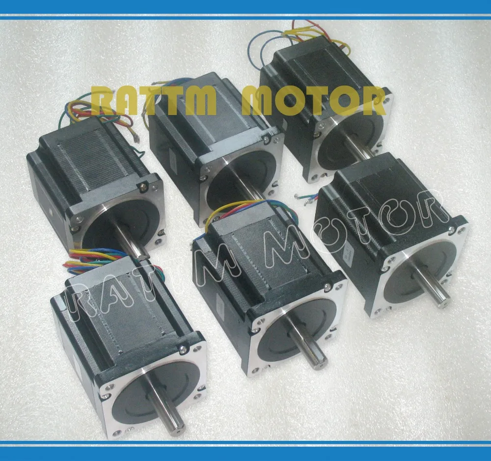 6 шт. качественный шаговый двигатель NEMA34 878 Oz in CNC/4.0A|motor structure|motor atvmotor driver |