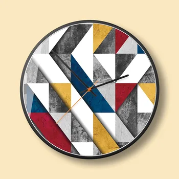 

Modern Home Round Personality Wall Clocks Garden Metal Special Fashion Digital QuartzMute Creative Wall Clock Living Room Simple
