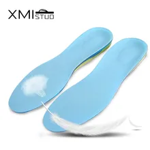 Xmistuo утолщение амортизатор спортивная обувь, ботинки для бега противоскользящие против боли полная подушка дышащий баскетбол тренировочные стельки
