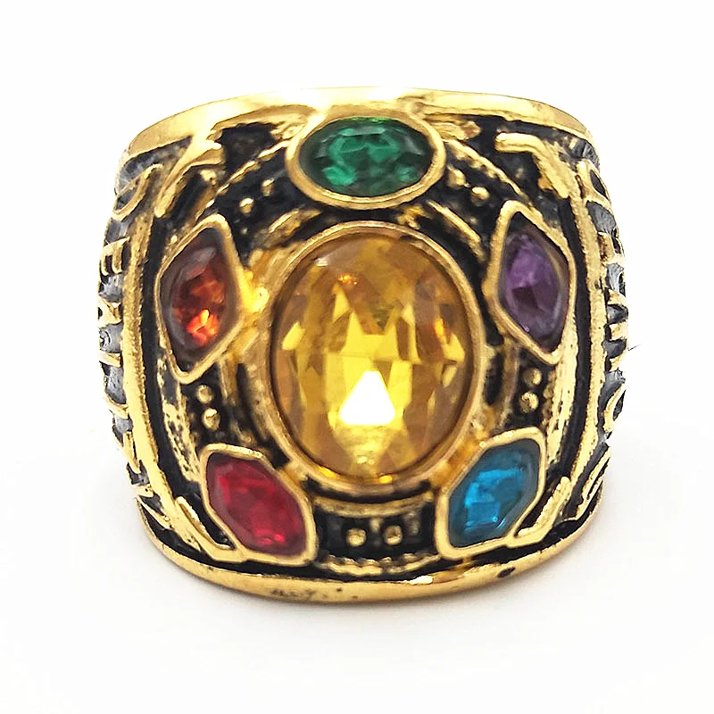 

Gauntlet Power Avengers Thanos glove infinity war Rings Rings Infinity War men women anillo infinito Jewelry
