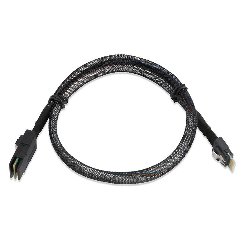 Кабель тонкий sas38p для mini sas36p SFF 8654 8087 сервера кабель передачи жесткого диска 0 5 м 1