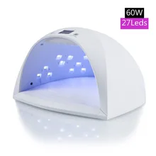 3 Plus 60 Вт Светодиодный УФ-аккумулятор для ногтей Сушилка для ногтей Гель-лак с 30 s 60 s 90 s таймер 27 Светодиодный s автоматический датчик для ногтей