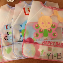 12 шт./компл. yb0004 новорожденного малыша комбинезон Биб фартук с милой Животные и Водонепроницаемый поддержку нагрудник рисунок