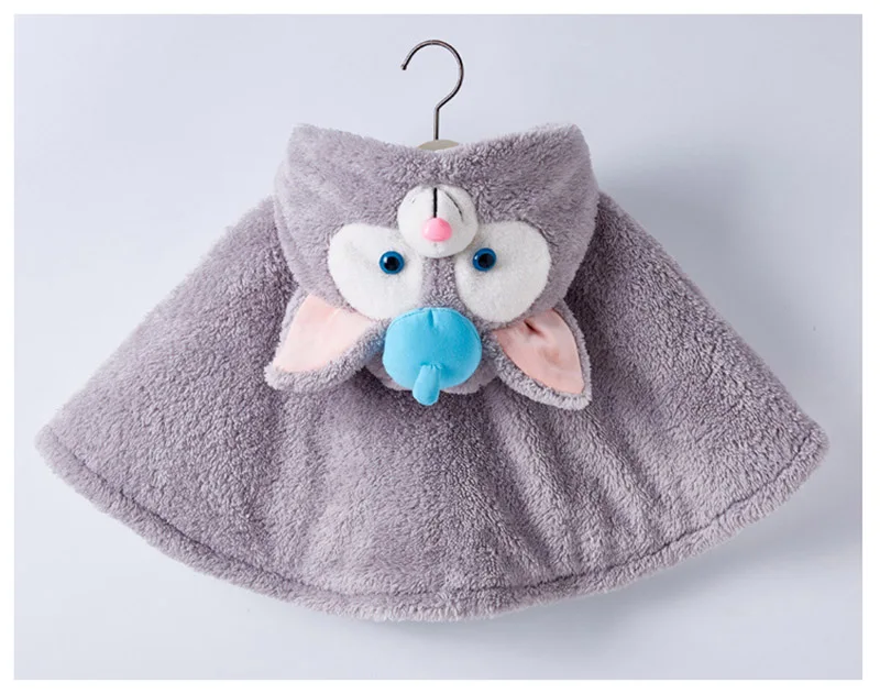  winter wind proof cloak for baby girls boys cotton warm jackets kids coats children clothes duffy bear coats (8)