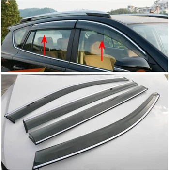 

Window Wind Deflector Visor Rain Sun Guard Vent For Subaru Forester 2013 2014