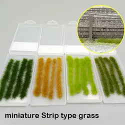 Миниатюрная полоса типа трава модель DIY производство Поезд песок стол Строительство миниатюрный сценарий расходные материалы