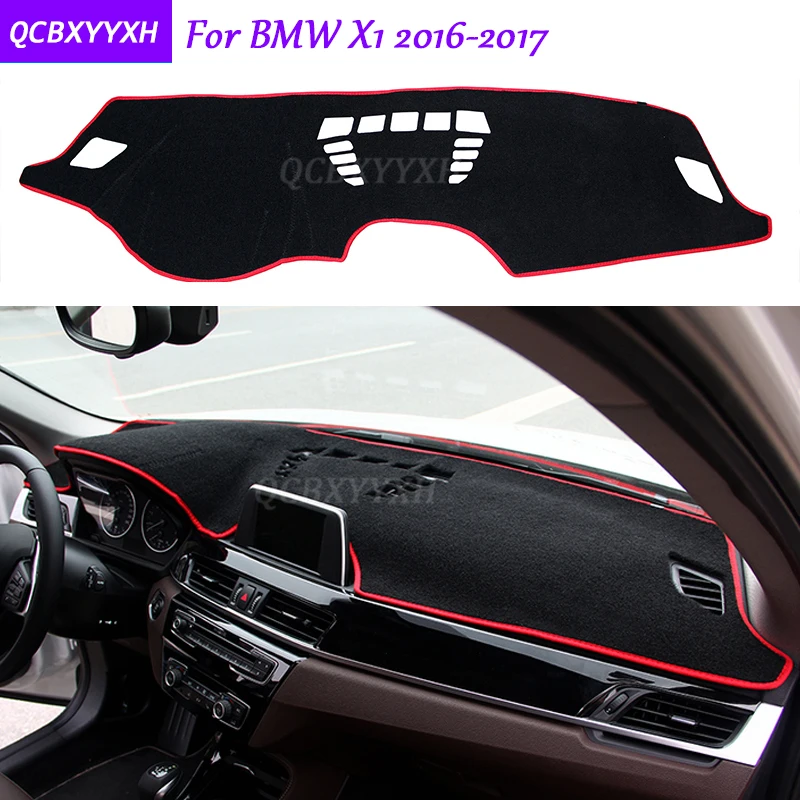 Для BMW X1 2016 2017 коврик для приборной панели защитный интерьер Photophobism теневая