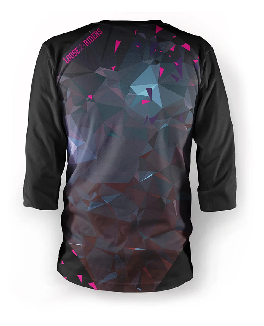 Быстросохнущая футболка для мотокросса MX, BMX DH MTB, одежда с рукавом 3/4, MTB, дышащая, быстросохнущая