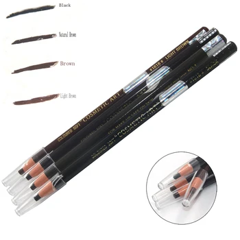 

4 Pieces different color 18cm Pull Eyebrow Waterproof Pencil For Permanent Eyebrow Cosmetic Beauty Makeup free shipping