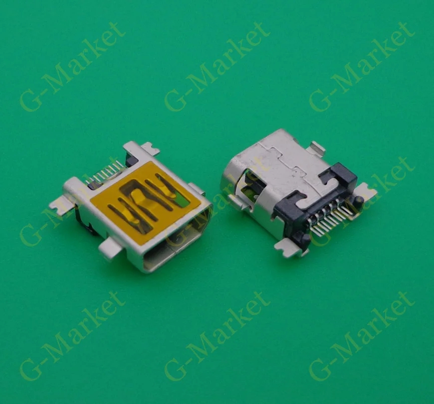 100X Mini micro USB розетка MINI 5P Женский SMD соединитель интерфейс 10Pin|l connector|interface usb |