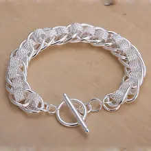 Рождественский подарок новинка 925 ювелирные изделия посеребренные модные ювелирные изделия Daya jinsong новые браслеты и браслет, ювелирных изделий SMTH059