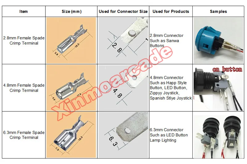 X Crimp terminal connector 06