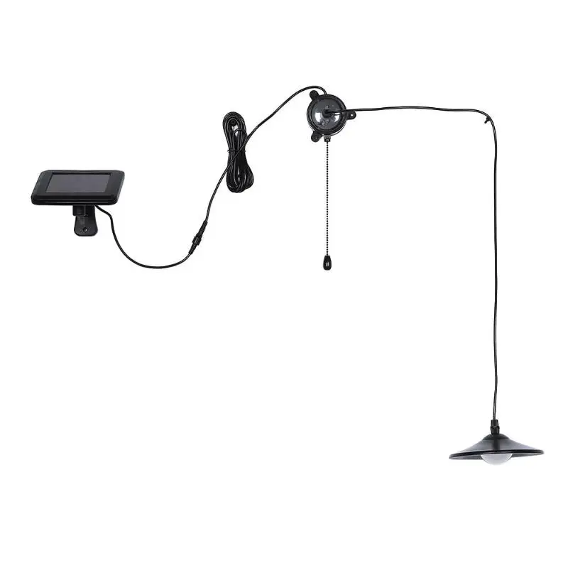 

Stainless Steel Shade Solar Power Reading Bar Counter Light With Remote Control Hanging Lamp Portable LED Reading Bar Counter