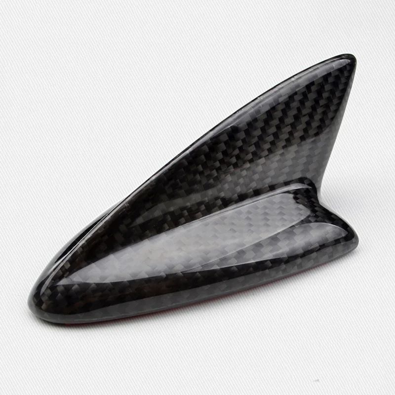 Auto Car Universal Shark Fin Roof Decorative Decorate Antenna Aerials Real Carbon Fiber Car Stickers Exterior Parts Auto Car Universal Shark Fin Roof Decorative Decorate Antenna Aerials Real Carbon Fiber Car Stickers Exterior Parts