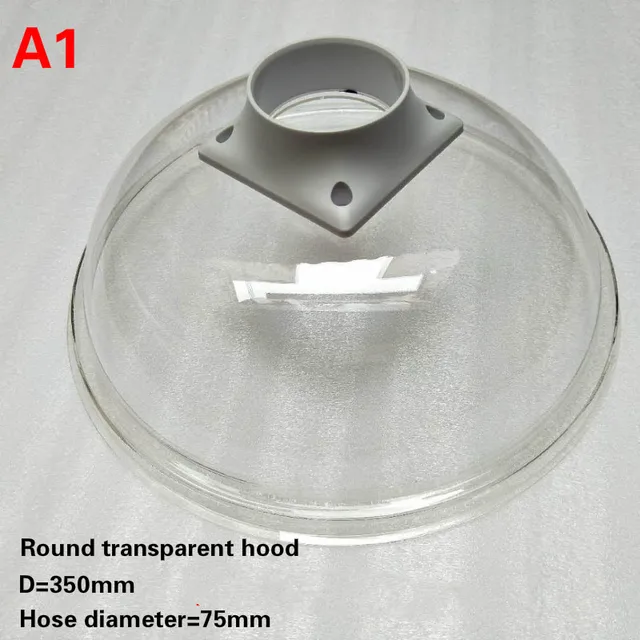 Round Square Solder Fume Hood Extractor Cover For Ventilation Extractor