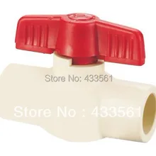 Качество безопасно для окружающей среды CPVC шаровой клапан в размере 1/" фитинги ASTM2846 стандартный разъем для воды