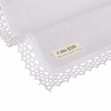 D609: белый изготовлено из хлопка самого высокого качества кружевных носовых платков 120 шт./упак. пустым крючком для женщин/дамы свадебный подарок
