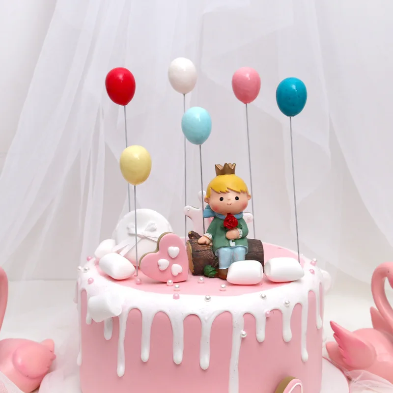 Красочные Радуга торт Топпер пирог на день рождения или свадьбу флаги облако шар кекс Топпер День Рождения выпечки украшения принадлежности