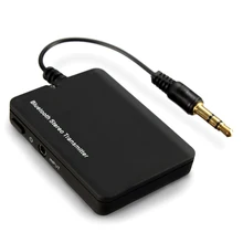 Portable Universal Mini 3.5mm Transmisor Inalámbrico Bluetooth Transmite Audio Estéreo A2DP Dongle del Adaptador Para iPod Mp3 Mp4 PC TV