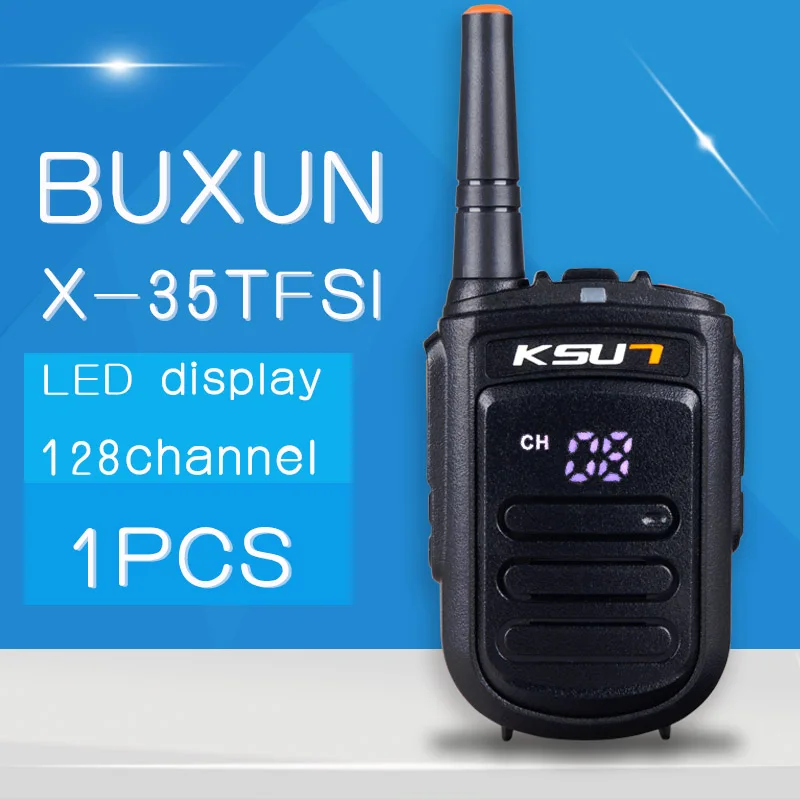 Портативная рация KSUN 8 Вт Pofung UHF 400 470 МГц 128 каналов двусторонняя портативная