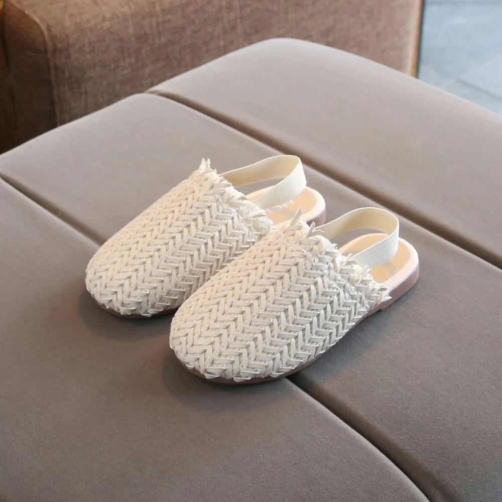 2019 girls retro woven sandals shoes princess shoes sandals sandals slippers summer sandals for girls kids shoes+male 40J23 (13)