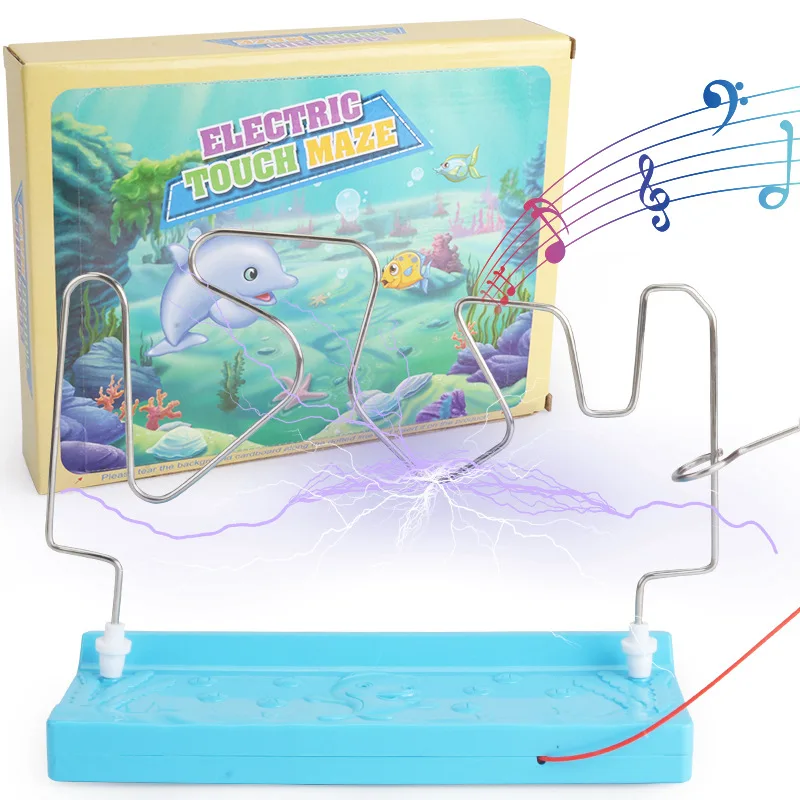 Электрический сенсорный лабиринт игра интеллектуальное развитие Игрушка фокус для детей увеличить концентрацию без утечки энергии
