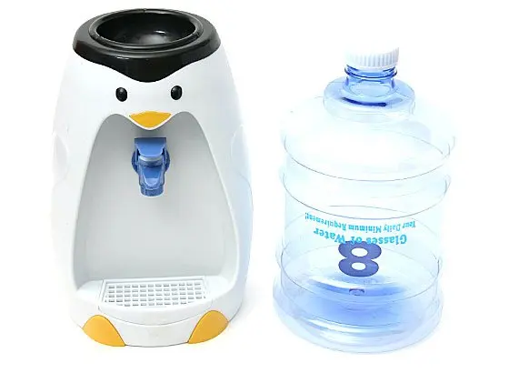 Penguin Cartoon 8 Lunettes Mini Distributeur Deau De Bureau