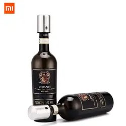 Оригинальный Xiaomi Mijia Circle Joy Smart Wine стоппер из нержавеющей стали Вакуумная память винный стоппер Электрический стоппер винные пробки